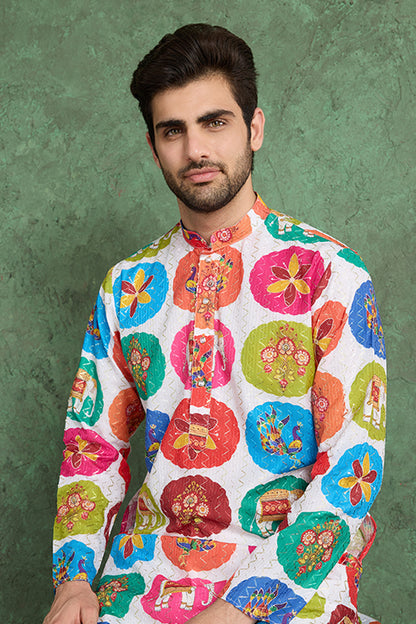 Multi Color Function Speical Mens Kurta Clothes