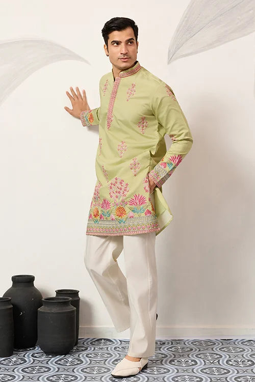 Latest Wedding Pista Kurta Design For Mens Wear
