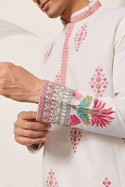 Royal Prince White Kurta Outfit For Mens Wear Collection