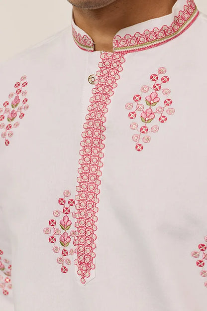 Royal Prince White Kurta Outfit For Mens Wear Collection